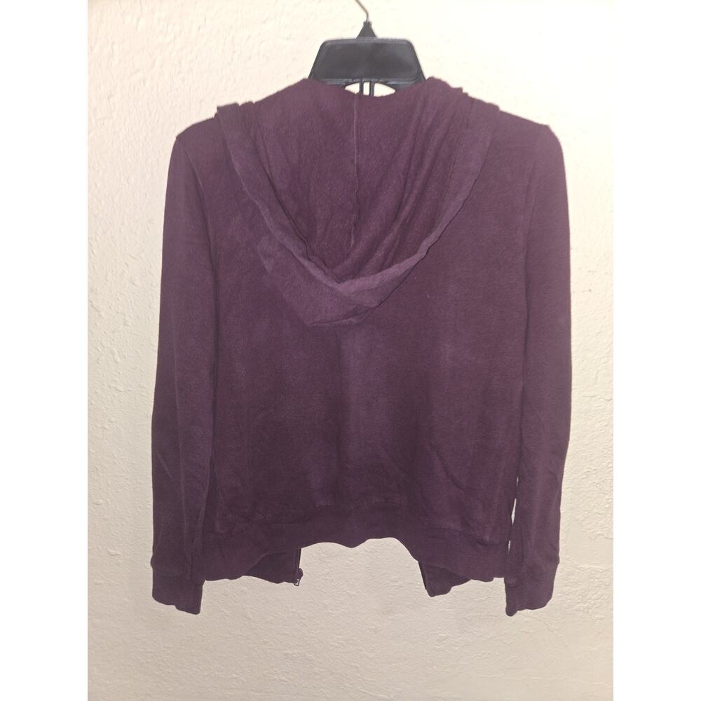 Victoria's Secret Pink Maroon zip-up Hoodie, Size XS - Picture 5 of 6